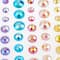 12 Packs: 72 ct. (864 total) Iridescent Pastel Rhinestone Stickers by Recollections™